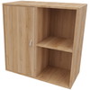 Cube Design 6311/6581V V reol, bøgefiner, 4 rum - m. 2 rums låg i venstre side
