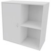 Cube Design 6311/6581V V reol, hvid laminat, 4 rum - m. 2 rums låg i venstre side