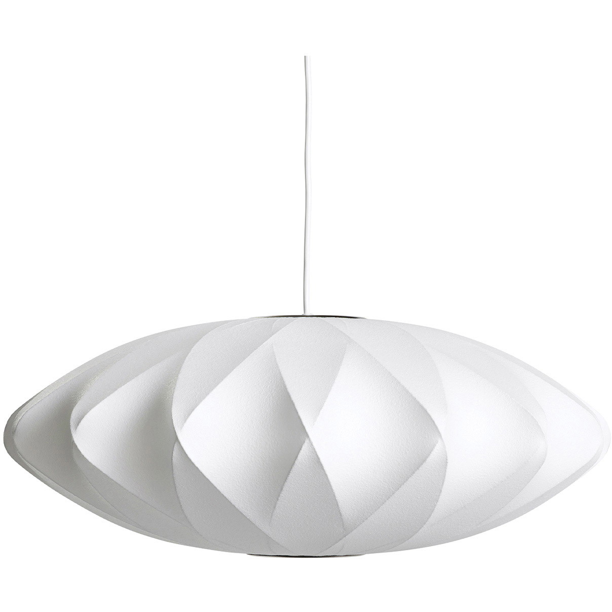 HAY Nelson saucer crisscross bubble pendel m, off white