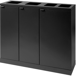 Bica Advanced affaldssystem, 2x65 og 2x45 liter, antracit grå