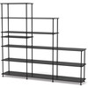 Montana Free 542100 reol, 203,4x38x178,1, Black, MDF