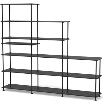 Montana Free 542100 reol, 203,4x38x178,1, Black, MDF