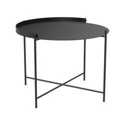 HOUE EDGE bakkebord Ø62, Black-black
