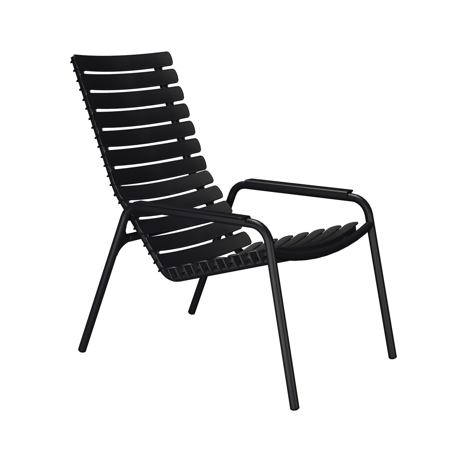 HOUE ReCLIPS loungestol, Black