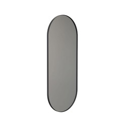 Frost spejl 4146 - oval 140cm, Mat Sort