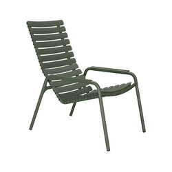 HOUE ReCLIPS loungestol, Olive green