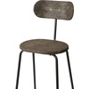 Mater Earth barstol med ryglæn 74 cm, coffee dark