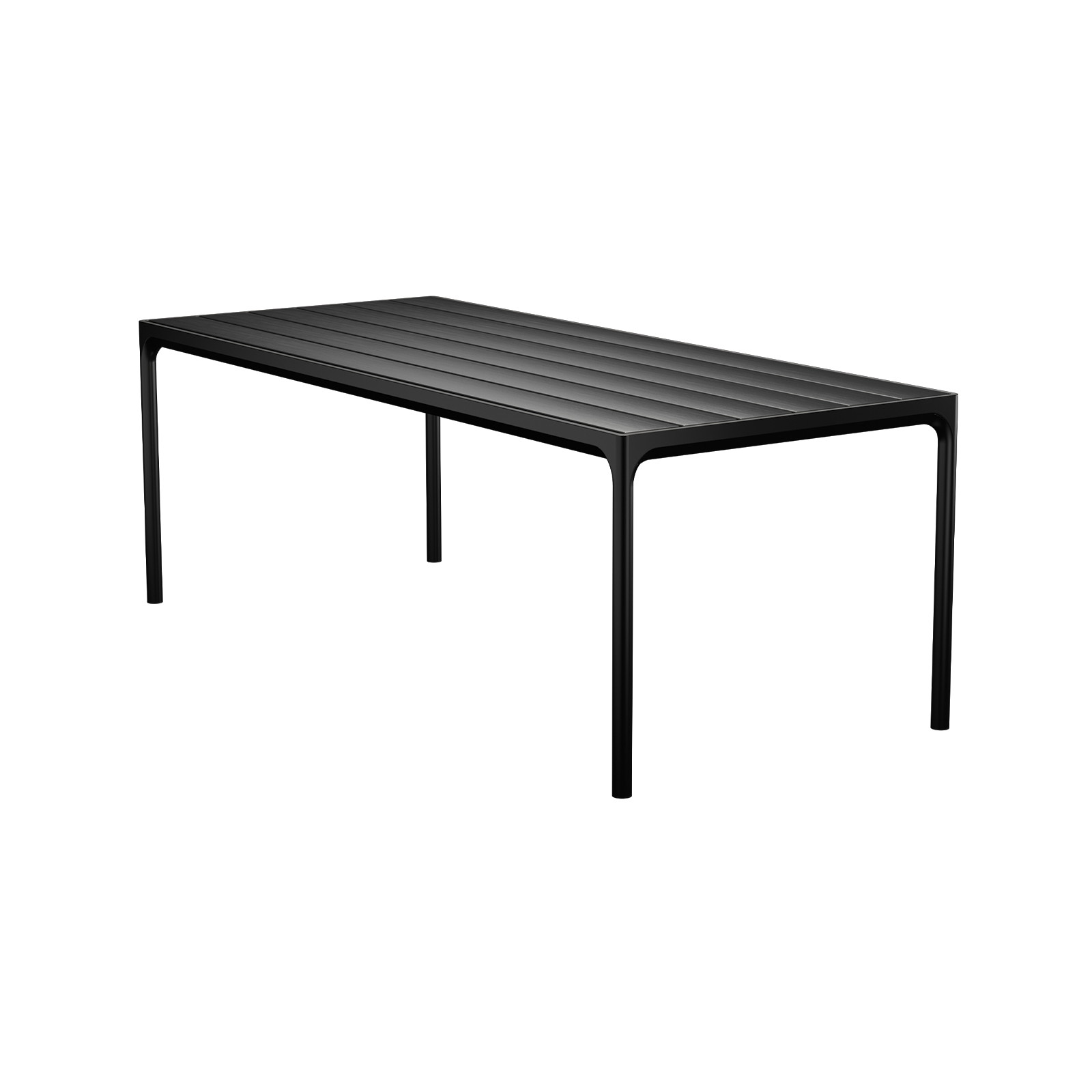 HOUE FOUR havebord sort/sort, 90x210 cm