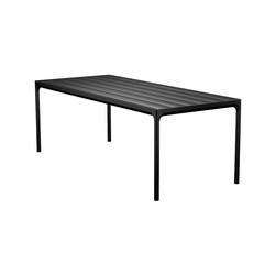 HOUE FOUR havebord sort/sort, 90x210 cm
