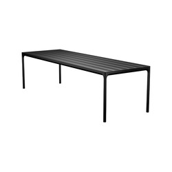 HOUE FOUR havebord sort/sort, 90x270 cm