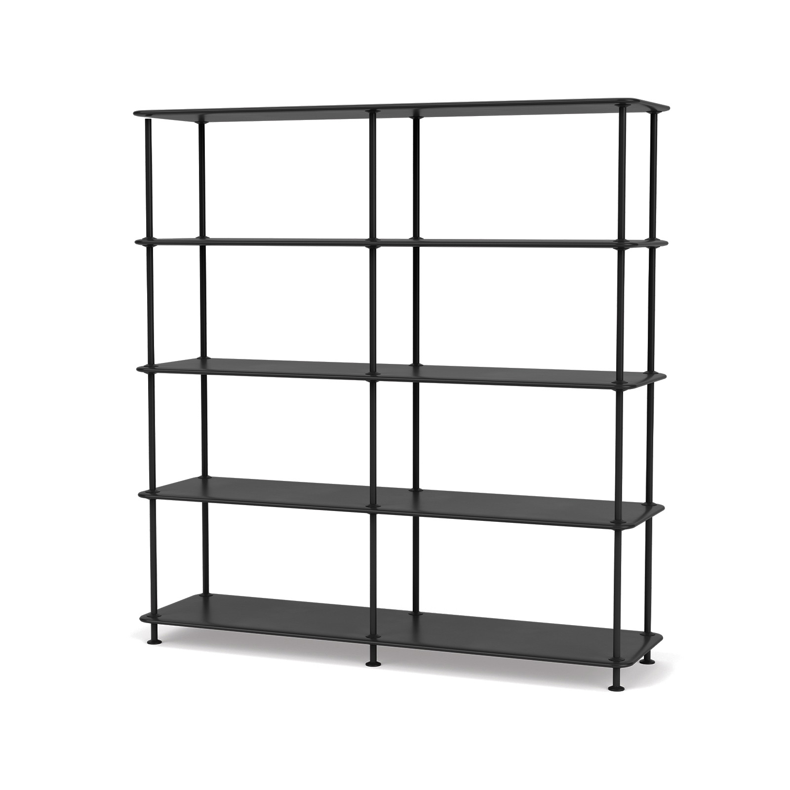 Montana Free 440000 reol, 138,4x38x144, Black, MDF