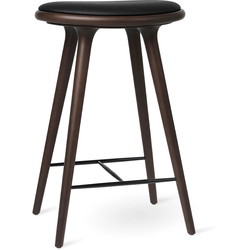 Mater barstol 69 cm, mørkbejdset bøg