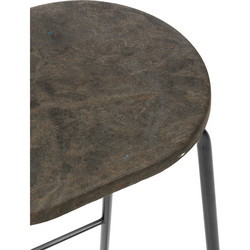 Mater Earth barstol 69 cm, coffee dark