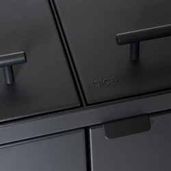 Bica Advanced affaldssystem, 3x65 liter, antracit grå