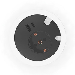 Götessons Power Grommet Twist rund DK, sort/hvid