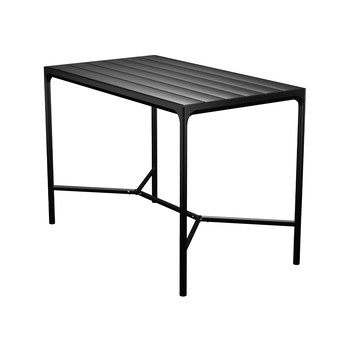 HOUE FOUR barbord sort/sort, 160x90 cm