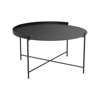 HOUE EDGE bakkebord Ø76, Black-black