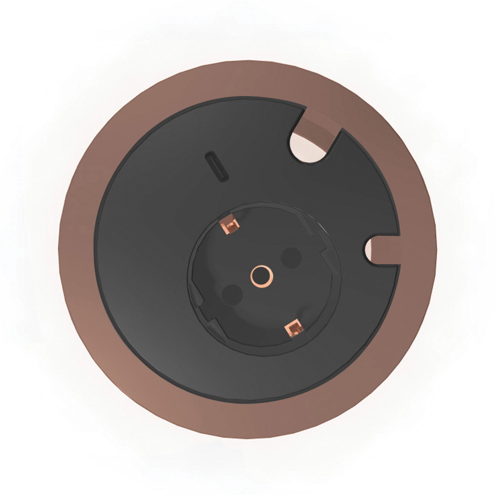 Götessons  Power Grommet Twist rund DK, sort/kobber