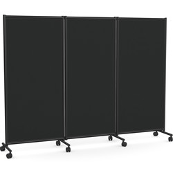 Lintex One Screen gulvskærm B228xH170,5cm sort