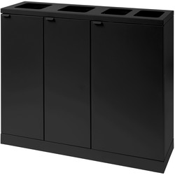 Bica Advanced affaldssystem, 2x65 og 2x45 liter, sort