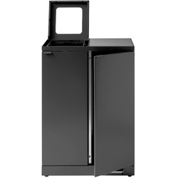 Bica Advanced affaldssystem, 2x65 liter, antracit grå