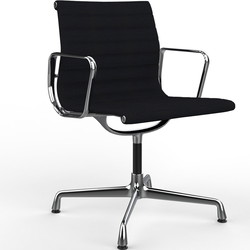Vitra EA 104 stol m.nero/sort Hopsak polstring, m. armlæn