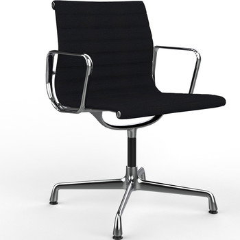 Vitra EA 104 stol m.nero/sort Hopsak polstring, m. armlæn