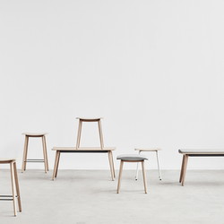 Four Design Stools 45 taburet med sædepolstring