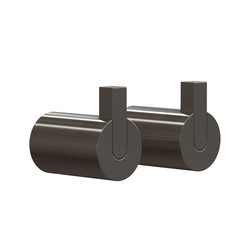 Frost krog 6 - (2 stk./sæt), Børstet sort