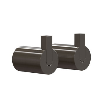 Frost krog 6 - (2 stk./sæt), Børstet sort