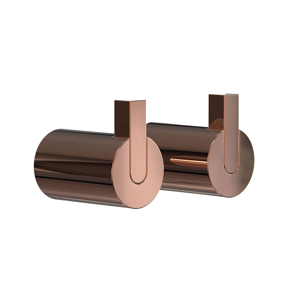 Frost krog 6 - (2 stk./sæt), Poleret Kobber