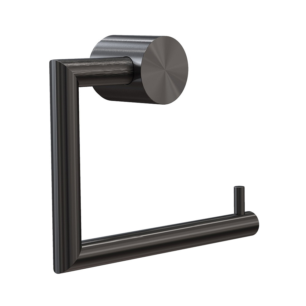 Frost toiletrulleholder 1, Børstet sort