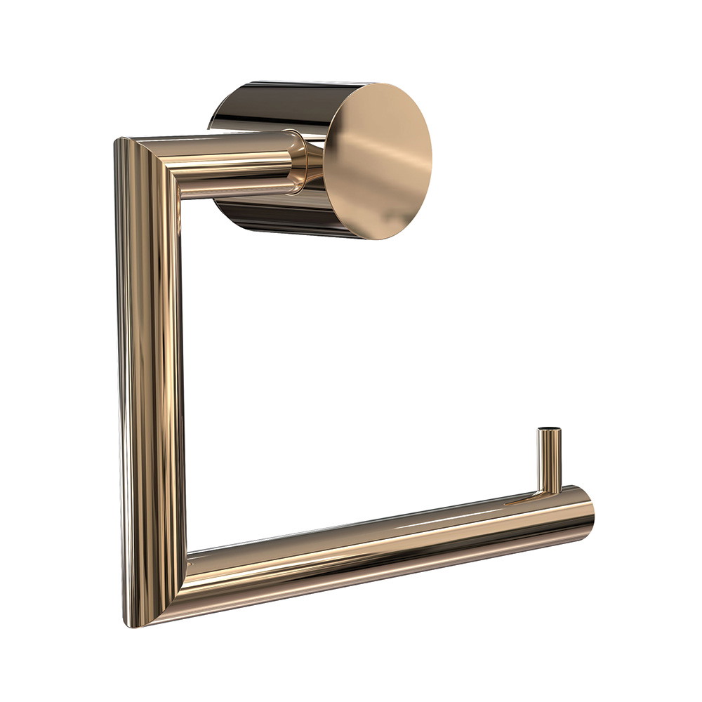 Frost toiletrulleholder 1, Poleret Guld