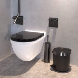 Frost toiletbørste 2 - t/vægmontering, Mat Hvid