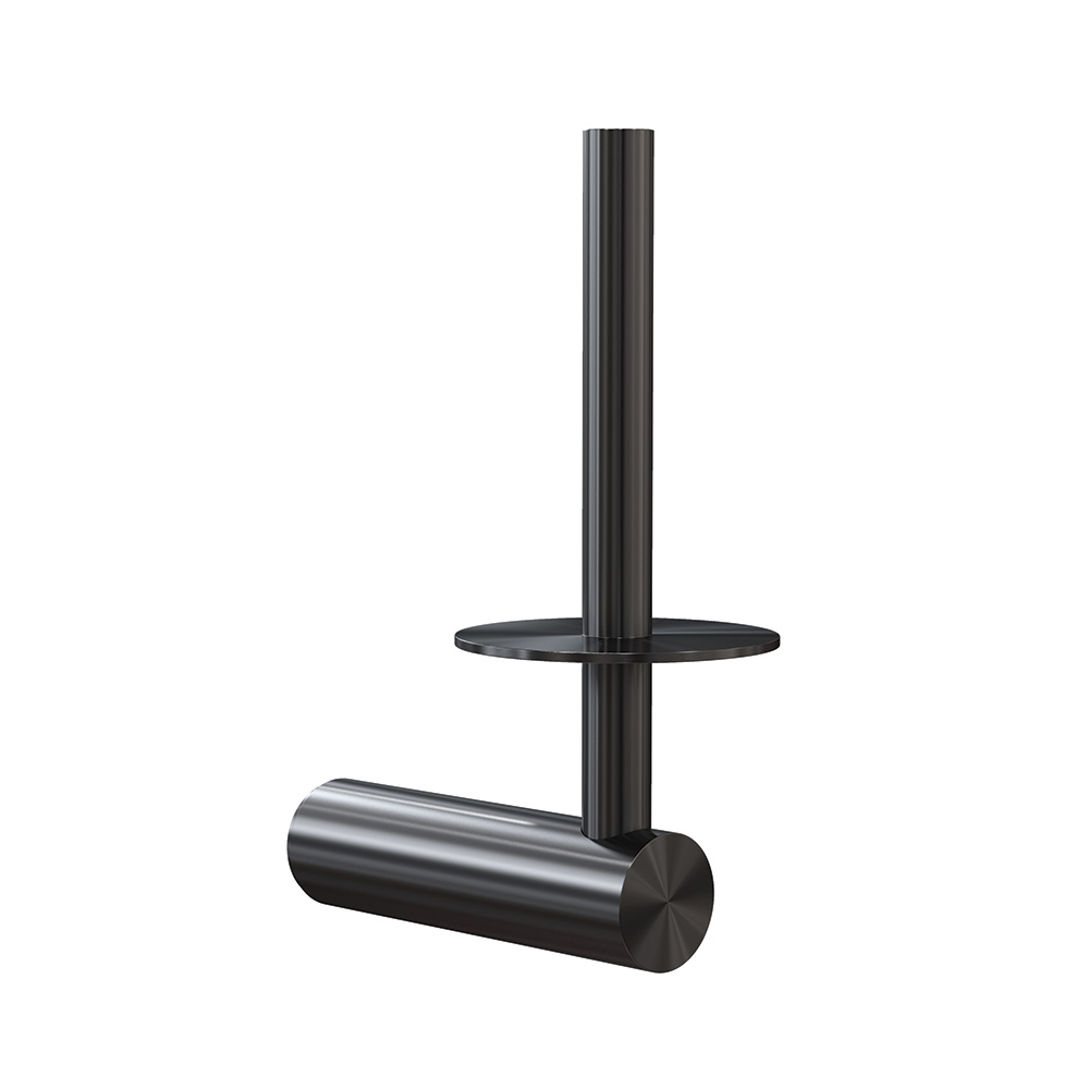 Frost toiletrulleholder 2, Børstet sort