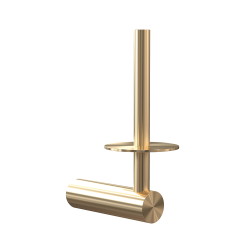 Frost toiletrulleholder 2, Børstet guld