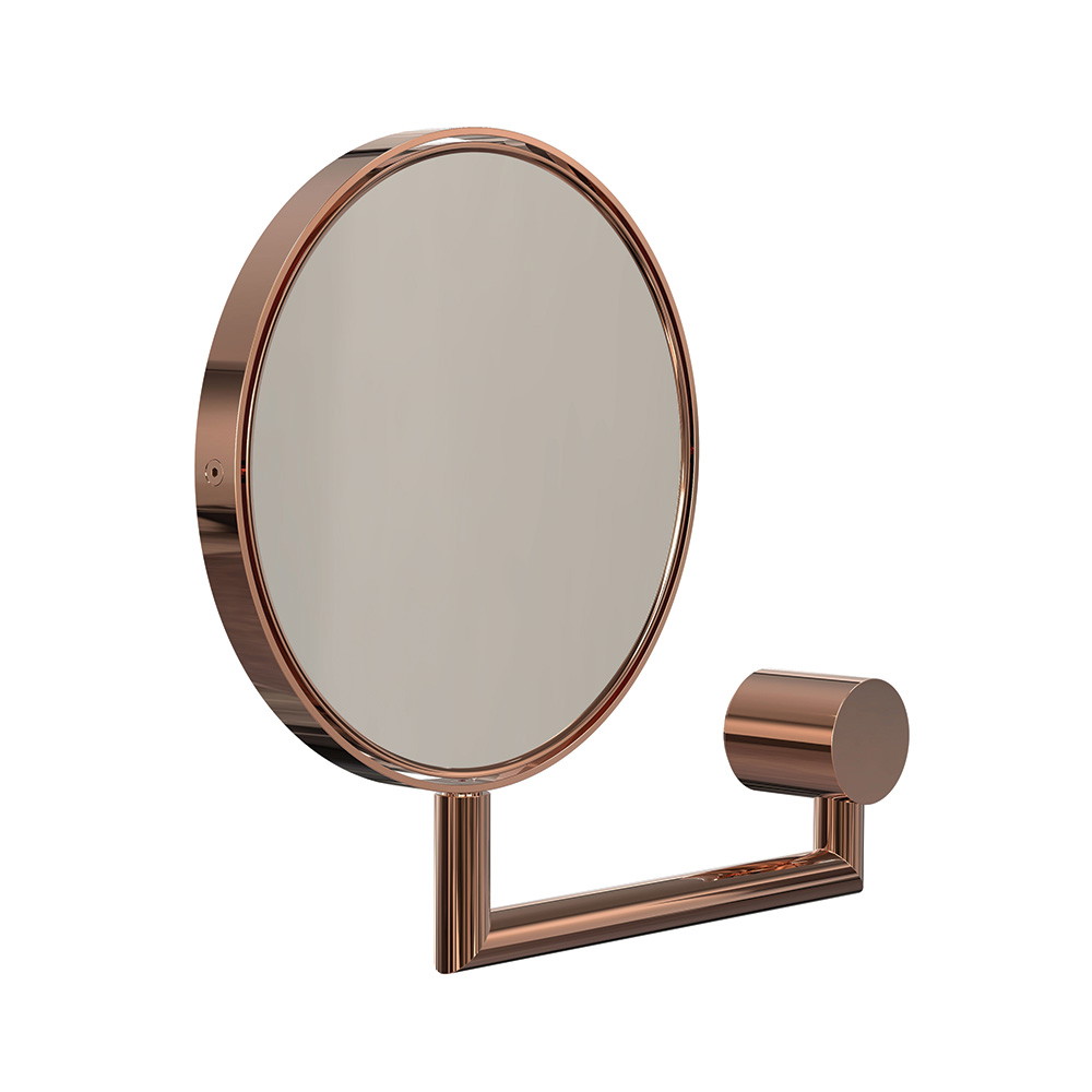 Frost kosmetikspejl - t/væg (x5), Poleret Kobber