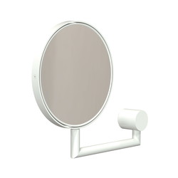 Frost kosmetikspejl - t/væg (x5), Mat Hvid