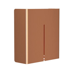 Frost papir dispenser, Børstet kobber