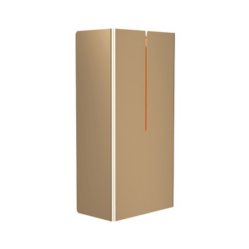 Frost papir spand - 21 liter, Børstet guld