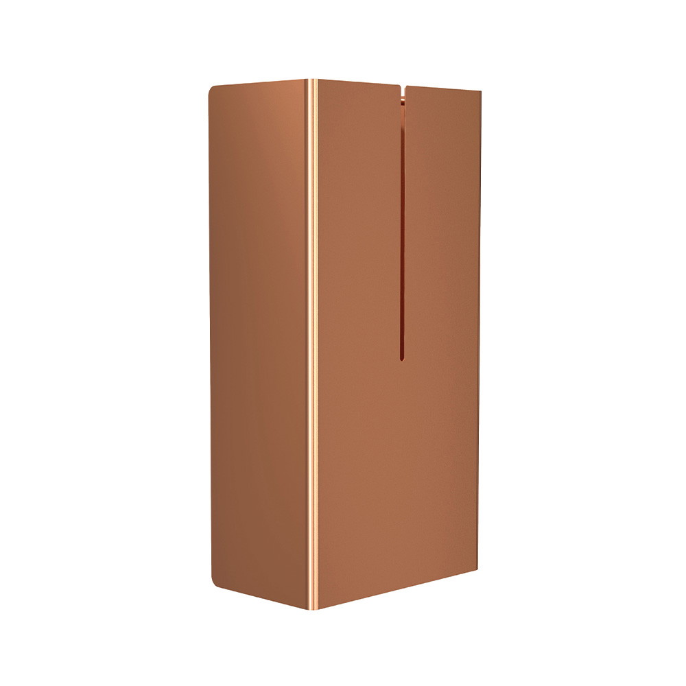 Frost papir spand - 21 liter, Børstet kobber