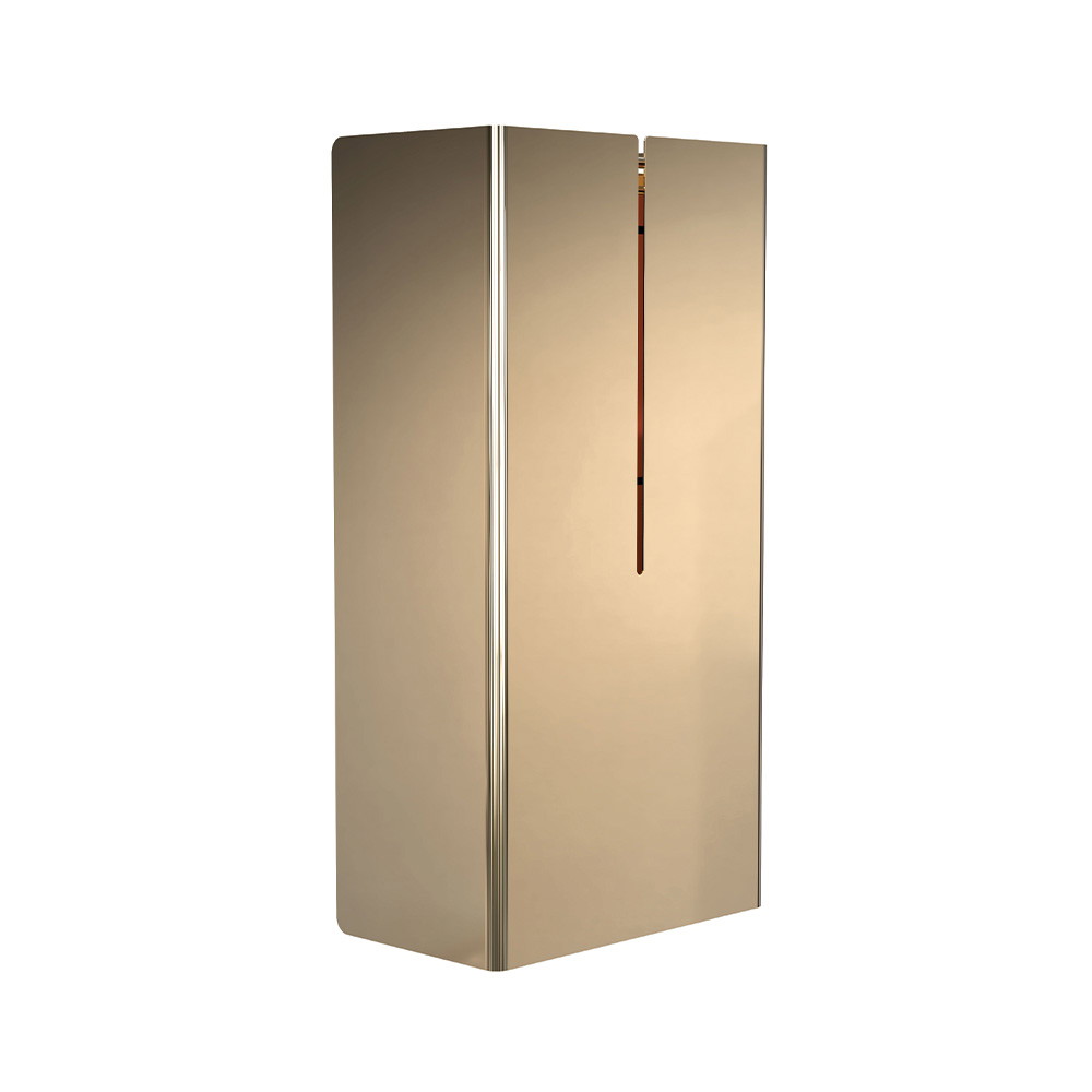 Frost papir spand - 21 liter, Poleret Guld