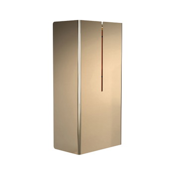 Frost papir spand - 21 liter, Poleret Guld