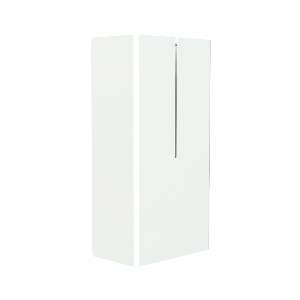 Frost papir spand - 21 liter, Mat Hvid