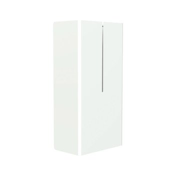 Frost papir spand - 21 liter, Mat Hvid