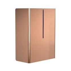 Frost papir spand - 12 liter, Poleret Kobber