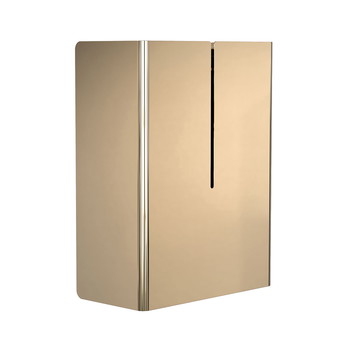 Frost papir spand - 12 liter, Poleret Guld