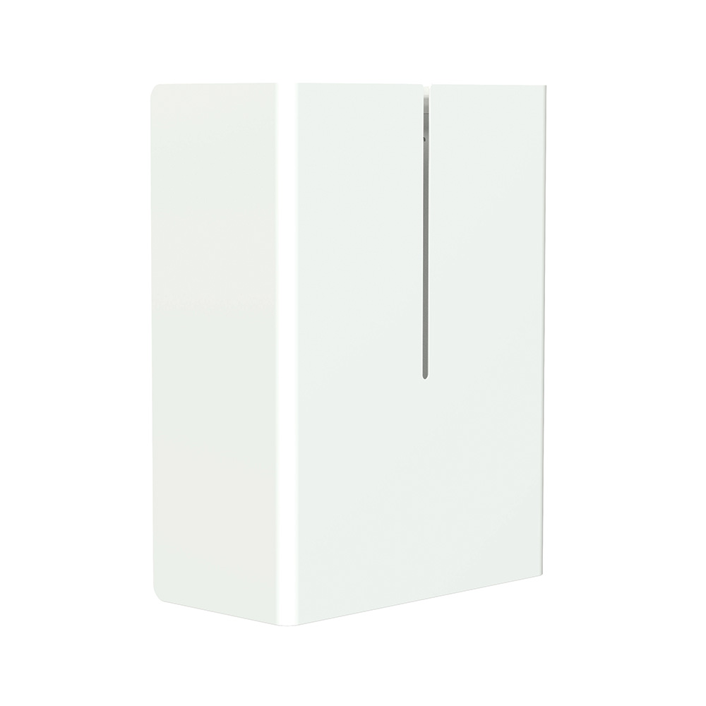 Frost papir spand - 12 liter, Mat Hvid