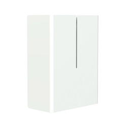 Frost papir spand - 12 liter, Mat Hvid