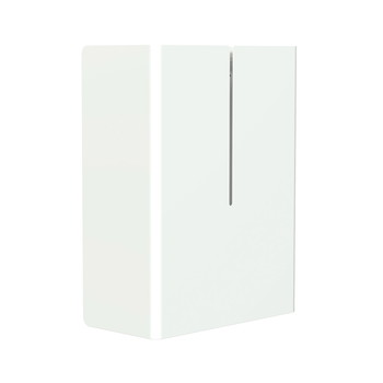 Frost papir spand - 12 liter, Mat Hvid